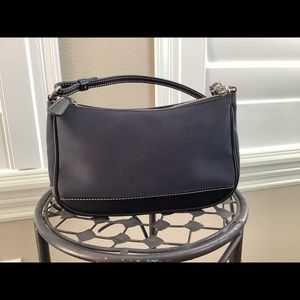 Coach dark blue clutch